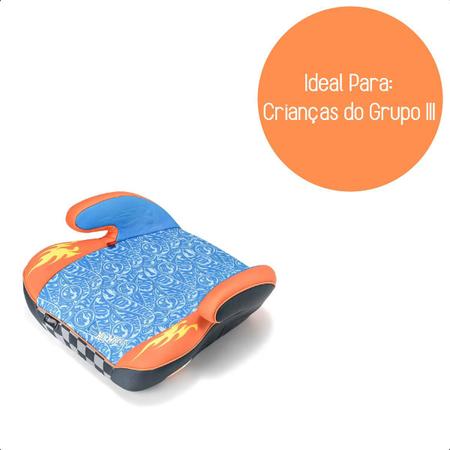 Assento Infantil para Carro Auto Booster Hot Wheels Fashion 22