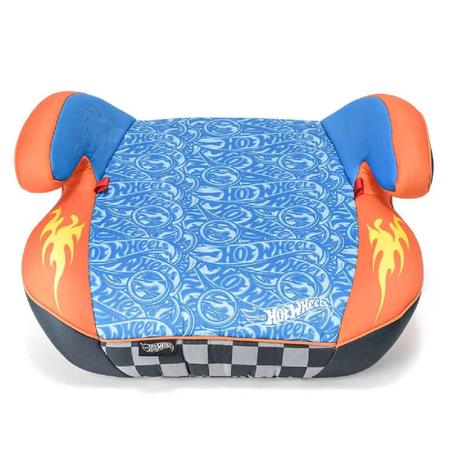Imagem de Assento Infantil para Carro Auto Booster Hot Wheels Fashion 22-36kg Grupo III Azul Fisher Price - BB629