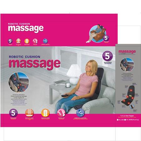 Imagem de Assento massageador de lombar e pescoco almofada cadeira de massagem