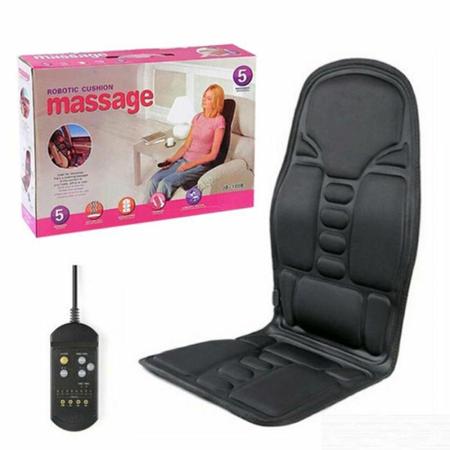 Imagem de Assento Massageador para Lombar e Pescoço Alivia Dores Automotivo e Casa Massagem Banco Cadeira