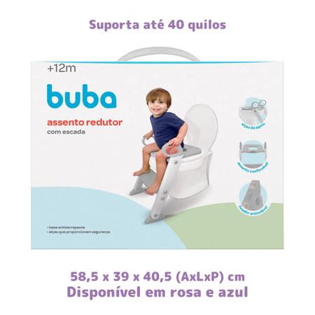 Imagem de Assento Redutor com Escada Cinza Buba