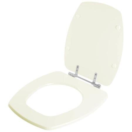 Assento Sanitário Acrílico Thema Bege para vaso Incepa - Pontto Lavabo Imagem de Assento Sanitário Acrílico Thema Bege para vaso Incepa