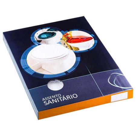 Imagem de Assento Sanitário Carina Visone (Salmão) para vaso Ideal Standard
