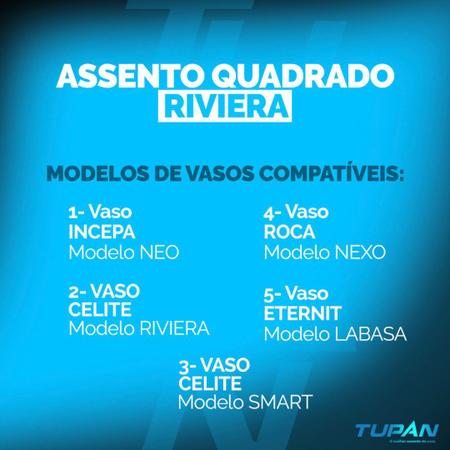 Imagem de Assento sanitario celite riviera smart roca nexo branco pp