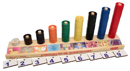 Jogo Educativo da Memória de Números e Quantidades Infantil - Carimbras -  Brinquedos Educativos - Magazine Luiza