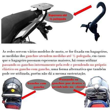 Atacado 100 Rede Elástica Aranha Capacete Bau Redinha 45x45 - DNSA MOTO  PEÇAS