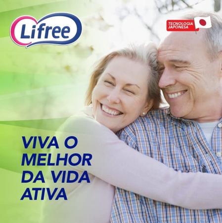 Imagem de Atacado de Fralda Geriátrica Lifree Calça Super Conforto P/M Com 64 Unidades - 4 Pacote com 16 tiras