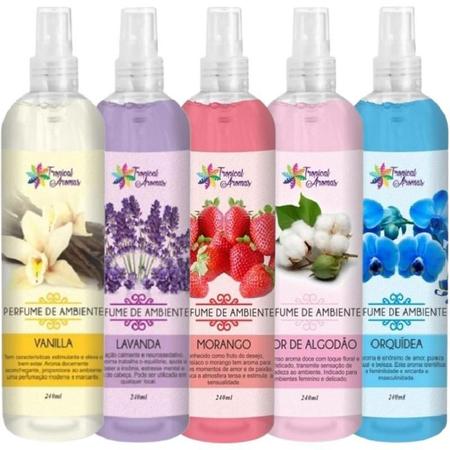 Imagem de Atacado Kit 5 Perfume De Ambiente 240Ml Odorizador Tropical