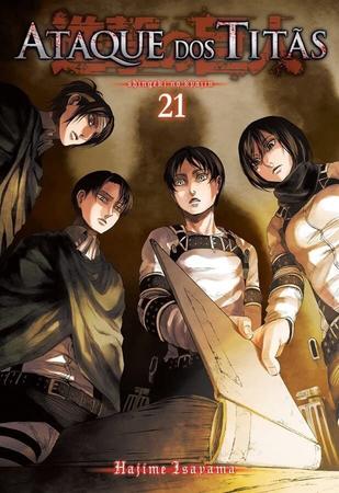 Ataque Dos Titãs Shingeki No Kyojin Mangá Vol. 21 Português - Mangá -  Magazine Luiza