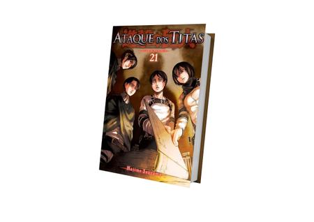 Ataque Dos Titãs Shingeki No Kyojin Mangá Vol. 21 Português