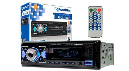 Imagem de Auto Rádio Roadstar RS-2714br PLUS 4 Canais 55W Bluetooth USB FM MP3