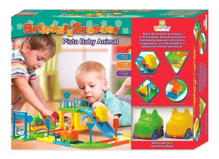 Brinquedo Pista de Carrinho de Corrida Infantil Baby com 2 carrinhos, Magalu Empresas