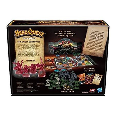 Imagem de Avalon Hill HeroQuest Game System Jogo de tabuleiro de mesa, Immersive Fantasy Dungeon Crawler Jogo de Aventura para maiores de 14 anos, 2-5 jogadores