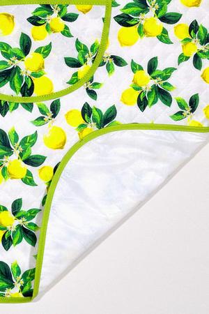 Imagem de Avental de Cozinha Estampado com Plástico - Limão Siciliano