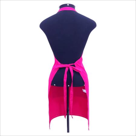Imagem de Avental de tecido algodão 80cmx60cm - mod. 147 - paleta godê - cor pink