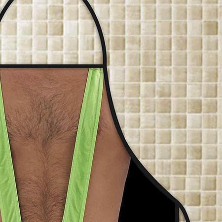 Imagem de Avental Personalizado Com Estampa Cômica Tecido Microfibra - Borat
