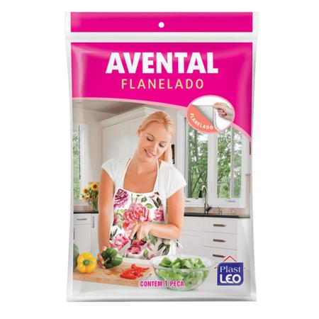 Imagem de Avental Protetor Feminino Para Cozinha Estampado Flanelado