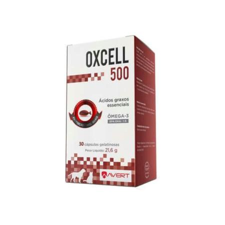 Avert Oxcell 500mg com 30 Cápsulas Imagem de Avert Oxcell 500mg com 30 Cápsulas