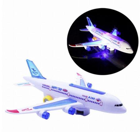 Imagem de Avião Brinquedo Jumbo Airbus A380 Movimento Luz Som E Luz - Super Size Figure Collection