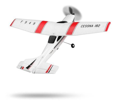 Aeromodelo completo avião de controle remoto - Hobbies e coleções