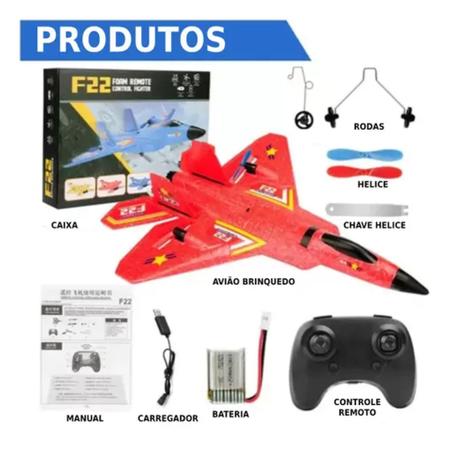 Aviões de controle remoto, aviões de controle remoto, drone de aeronaves,  kit de controle remoto faça você mesmo, bateria longa, presente para  iniciantes, adultos e crianças : : Brinquedos e Jogos