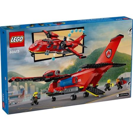 Imagem de Avião De Resgate De Incêndio - Lego 60413