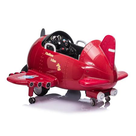 Avião Elétrico Infantil Aircraft 360 12V com Controle Remoto - Maçã Verde  Baby