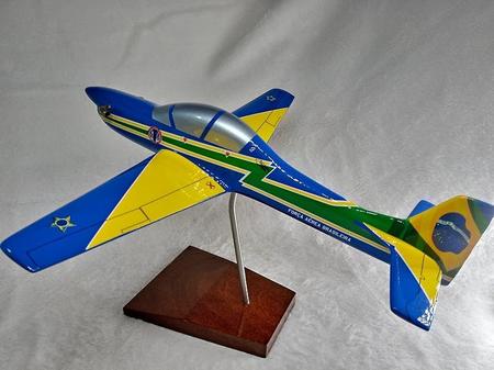Decalque Avião Tucano Embraer, Playtoy Brinquedos