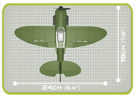 Imagem de Avião Militar com Míssil Blocos para Montar 140 peças Cobi