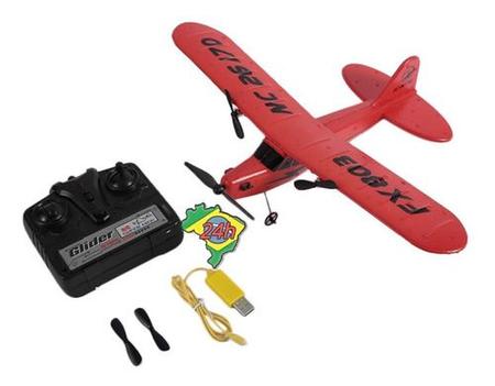 Avião + Controle Remoto - 80cm – Réplicas Coleção