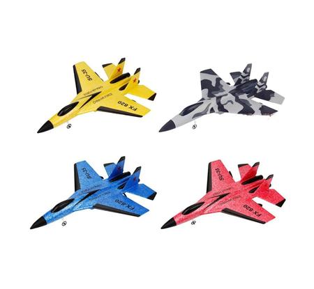 Avião de Brinquedo com Controle Remoto, SU35 ou SU57, Modelo Planador com  Luzes LED, 2,4 GHz, Espuma EPP, Presentes para Criança