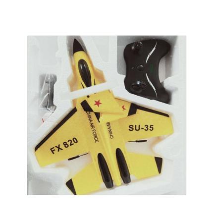 Avião Controle Remoto 2.4g Brinquedo Resistente 2 Baterias (amarelo) :  : Brinquedos e Jogos