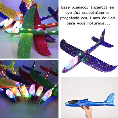 Loja Quick: Avião De Isopor Com Luz