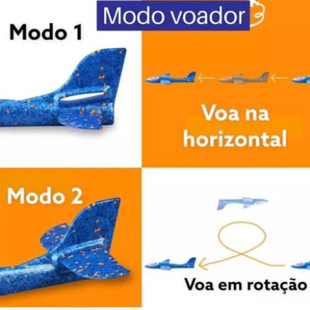 Loja Quick: Avião De Isopor Com Luz