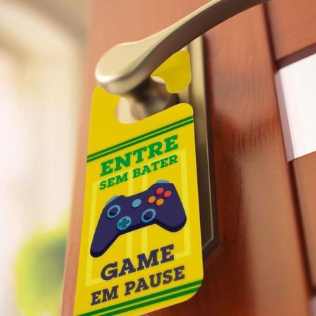 Aviso de Porta Gamer em Ação / Game em Pause - Game Games - Loja de Games  Online