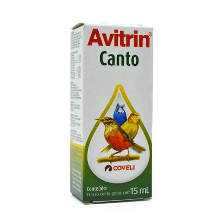 Imagem de Avitrin Canto 15ml - Coveli - Estimulante de Canto