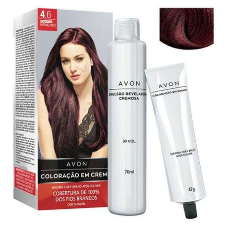 Imagem de Avon - Coloração em Creme 4.6 Castanho Avermelhado