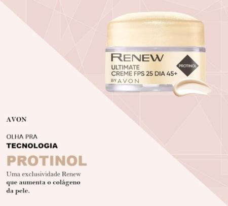 Avon Creme Facial Renew Ultimate Dia Protinol Hidrata Por Até 48h e Reativa  Produção de Colágeno 15g - Anti-Idade Facial - Magazine Luiza
