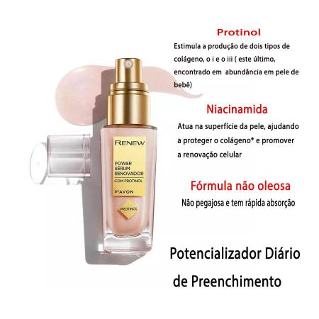 Avon Renew Power Sérum Renovador Com Protinol 30ml - Sérum para o Rosto -  Magazine Luiza