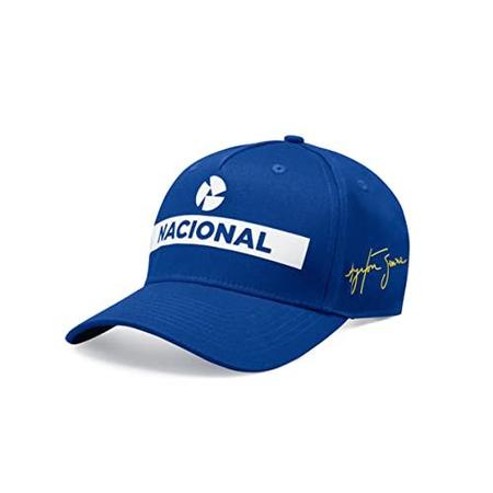 Imagem de Ayrton Senna - Mercadoria Oficial de Fórmula 1 - Internacionalizador Nacional - Unissex - Azul - Tamanho: One Size