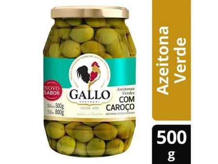 Imagem de Azeitona Verde com Caroço Gallo - 500g