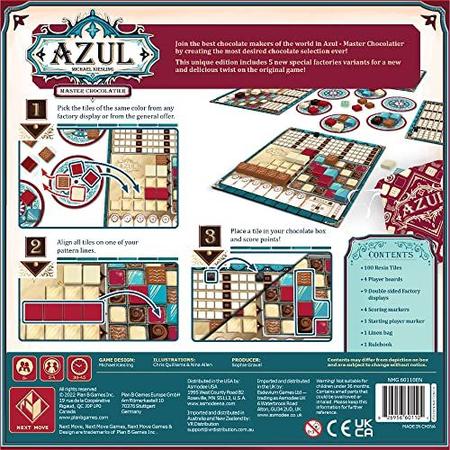 Jogo de tabuleiro Azul Master Chocolatier, Jogo de estratégia