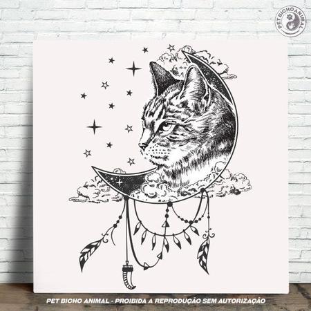 Imagem de Azulejo Decorativo - A Magia do Gato