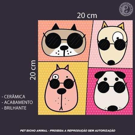 Imagem de Azulejo Decorativo - Cool Dogs