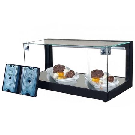 Imagem de B-VF62 - Vitrine fria Beta 62cm Preta com 12 Gelo-X - Bivolt - Omega