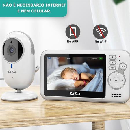 Imagem de Babá Eletrônica Com Monitor Do Bebê 5 Em 1 Tak Tark