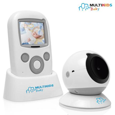 Imagem de Babá Eletrônica Tela LCD Color Baby View BB001 - Multikids Baby