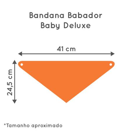 Imagem de Babador Bandana Baby Deluxe Liso Caqui