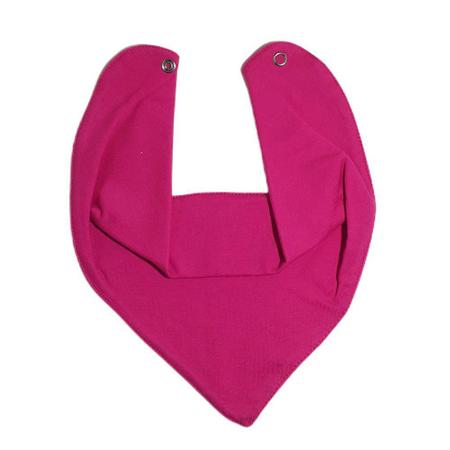 Imagem de Babador Bandana Bebe Botao Ajustavel Rosa Pink