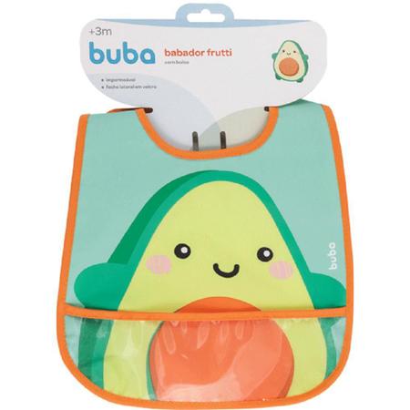 Imagem de Babador Com Bolso Frutti - Avocado Buba